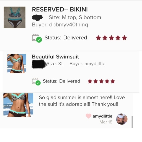 🎈SMALL LEFT🎈Sweetheart Bikini - Picture 7 of 7